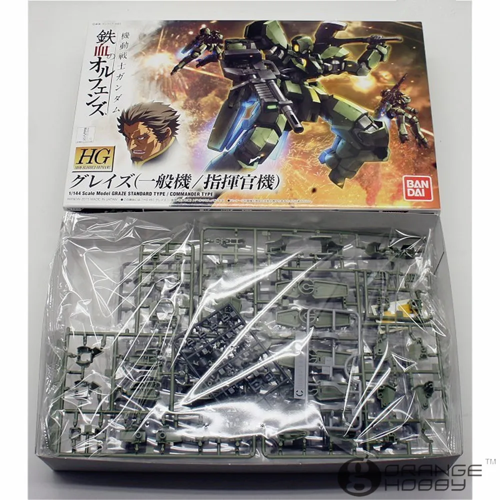 OHS Bandai HG железокровные Сиротки 002 1/144 пасти стандартный тип/коммандер Тип мобильный костюм сборные модели комплекты oh