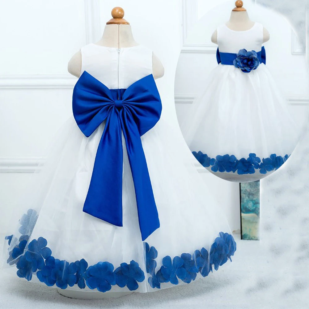 

Bbonlinedress A Line Flower Girl Dresses 2019 with Hand-made Flowers Wedding Party Girl Dress Vestidos de nina de flores