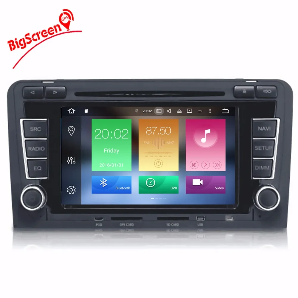 Top 2 din Android 8.1 Car DVD CD player GPS Navigation For Audi A3 S3 2003-2012 Autoradio Stereo Radio Multimedia Headunit Satnav 4 Top 2 din Android 8.1 Car DVD CD player GPS Navigation For Audi A3 S3 2003-2012 Autoradio Stereo Radio Multimedia Headunit Satnav 4