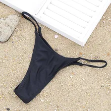 Womail Лето Женская сексуальная Нижняя часть купального костюма бикини одежда для плавания трусики V плавки микро мини бикини