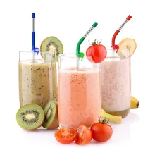 Stainless Steel Drinking Straws Set