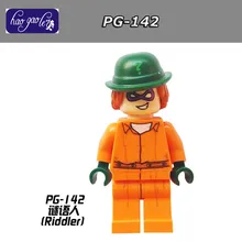 HAO gao Le 60 шт./лот PG142 Риддлер фильм Бэтмен Аркхэм 70912 строительные блоки для детей подарок игрушки хобби PG8042