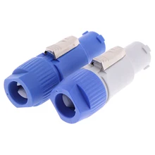 1 pçs novo conector de alimentação con nac3fca 20a ac cabo conector 250v 3 pinos macho plug