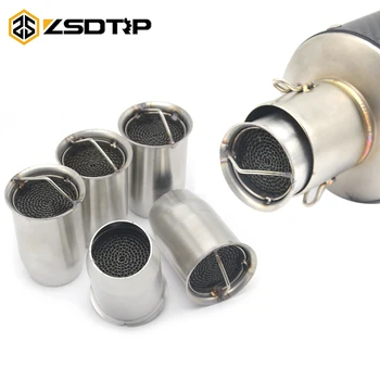 

ZSDTRP 51mm Front End DB Killer For Motorcycle AK Exhaust Muffler DB killer Catalyst Silencer Noise Sound Eliminator