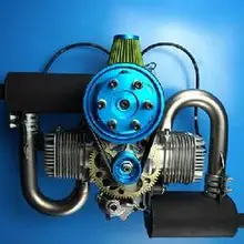 DLE200 Премиум глушитель парамоторный двигатель, DLE-200, DLE 200, DLE