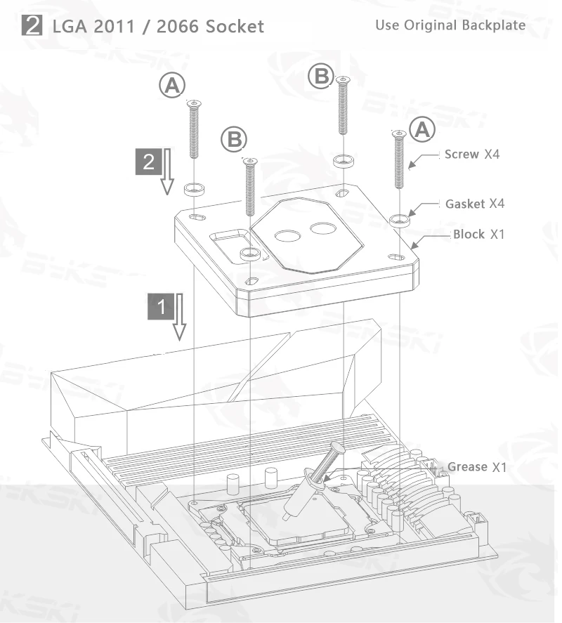 Bykski cpu водоблок используется для INTEL LGA 2011 2066X99X299 I7/5 V 3PIN коннектор A-RGB светильник поддержка AURA SYNC