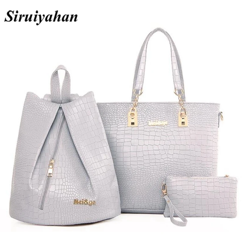 3pcs Women Pu Handbags Ladies Shoulder Bag Female Casual Tote Women Messenger Bag Set Bolsas Feminina Crossbody Sac a Main 2018 3pcs Women Pu Handbags Ladies Shoulder Bag Female Casual Tote Women Messenger Bag Set Bolsas Feminina Crossbody Sac a Main 2018