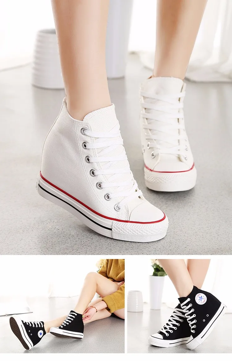 KUYUPP High Top Canvas Women Shoes Espadrilles Spring Autumn Womens Wedges Shoes Lace Up Casual Shoes For Female Sapatilha YD120 (16)