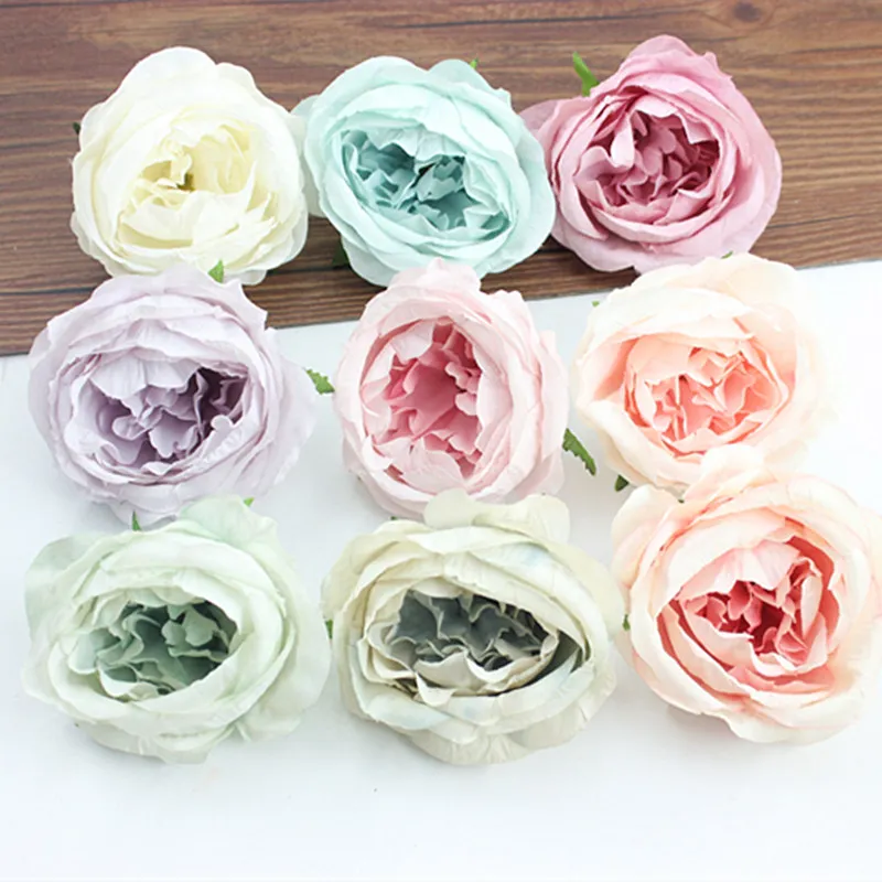 

Simulation rose peony flower head silk flower wedding interior decoration artificial flower cheap fake flower