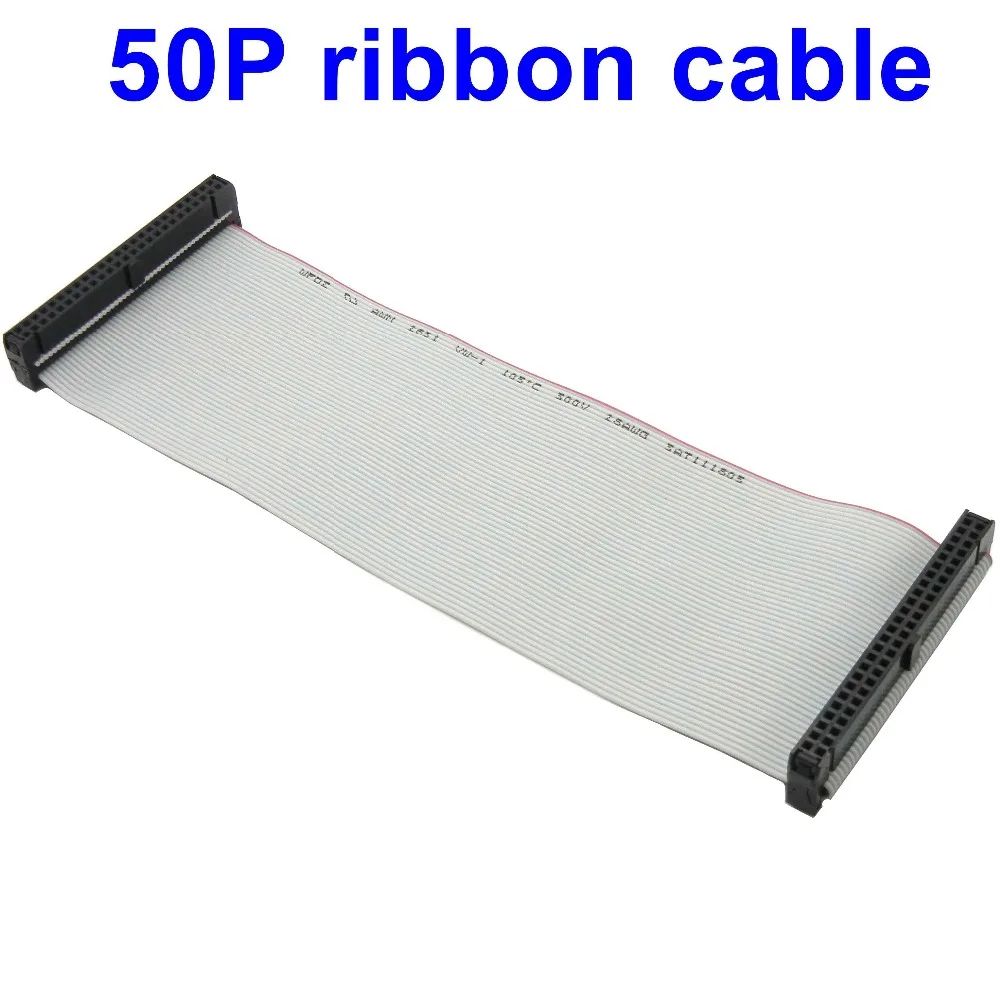 

50PIN 2*25P Flat Cable LED display sign connect HUB Signal transmit 20cm length data 50P FC-50P ribbon cable 10pcs/lot