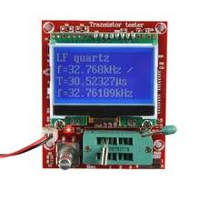 M644 testador transistor de diodo l c r, tríodo, transistor capacitor de medição lcd digital, testador de transistor inteligente