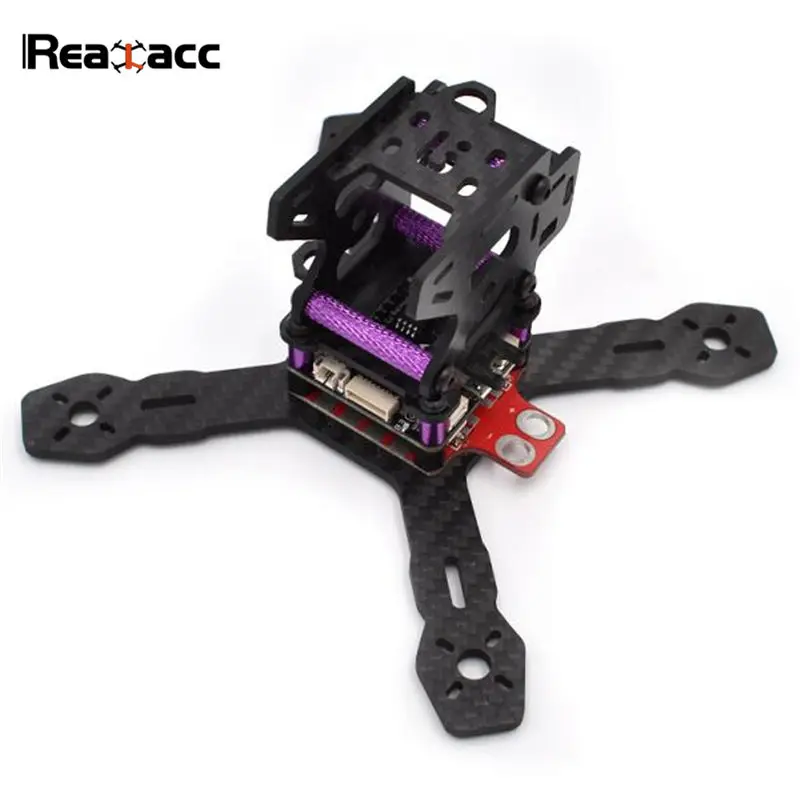 Realacc rx130 rx150 130 мм 150 3 рычаг углеродного Рамки комплект 5 В 12 PDB XT60 plug разъем для RC