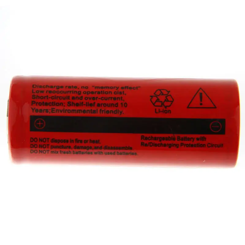 AIMIHUO 124 PCS 26650 Rechargeable 8800mAh Li-ion Battery For Flashlight Red Lithium ion 26650 Battery Rechargeable Batteries (9)