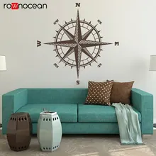 Compass Rose The Sailor Vinyl Decal For Walls North South East West Compass Vinyl Wall Sticker Nautical Theme Decor 3029 dreams of the compass rose