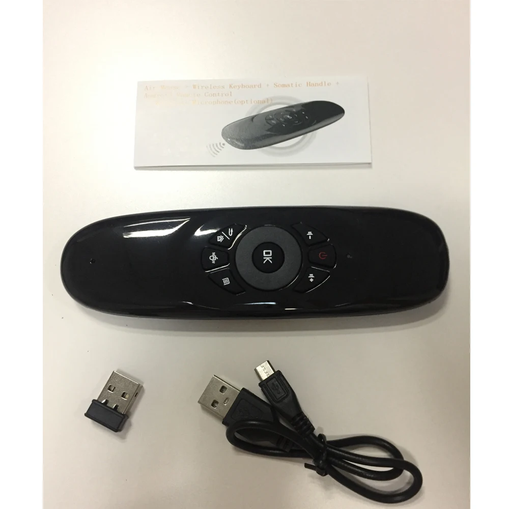

Gyroscope 2.4GHz G Mouse II/C120 Air Mouse Rechargeable Wireless GYRO Air Fly Mouse Keyboard for For Smart Tv Box Mini PC