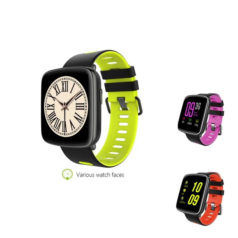 

original Kingwear GV68 wristwatch 360mah battery alarm clock ip68 waterproof heart rate monitor vs dm58 ex18 sports smart watch