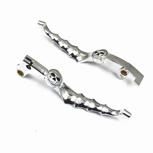 Пара мотоцикл хромированный череп сцепные рычаги для Honda Shadow 400 600 750 1100 CBR600 F1 F2 F3 F4