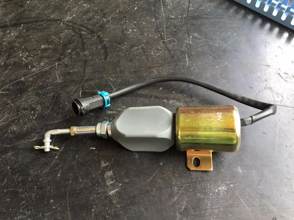 

weifang 495/K4100 R4105 R6105 diesel engine and diesel generator parts 12V/24V stop solenoid for sale