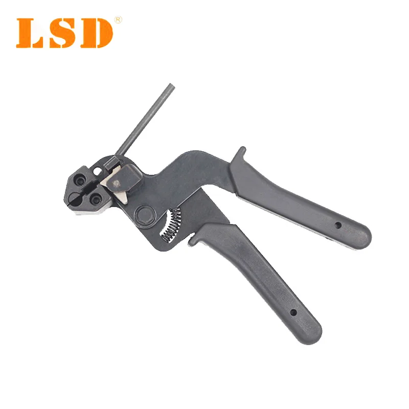 LS-600R cable tie gun for 2.4-9mm2 Stainless steel cable tie tool Cable tie installation pliers cable tie tensioning hand tools LS-600R cable tie gun for 2.4-9mm2 Stainless steel cable tie tool Cable tie installation pliers cable tie tensioning hand tools
