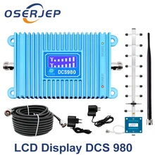 ЖК-дисплей GSM 1800 2G ретранслятор LTE 4G 1800MHz сотовый телефон Сотовый мобильный ретранслятор+ резиновая антенна Yagi