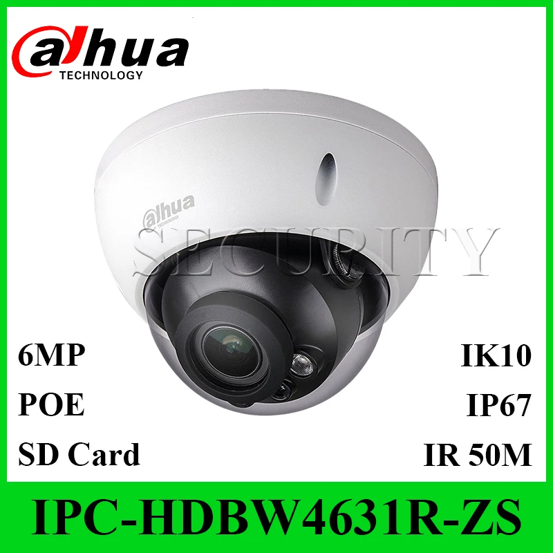 

EXPRESS SHIPPING Dahua IPC-HDBW4631R-ZS 2.7-13.5mm Motorized Lens POE Camera SD Card Audio Alarm Interface Replace HDBW4433R-ZS