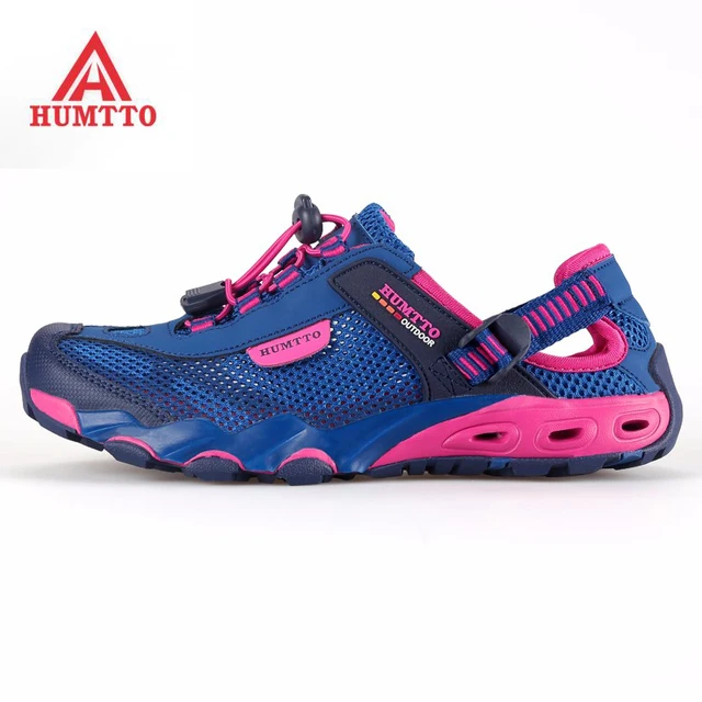 Humtto Womens Sports Summer Outdoor Hiking Trekking Aqua Shoes Sandals Sneakers For Women Sport Climbing Mountain Shoes Woman
