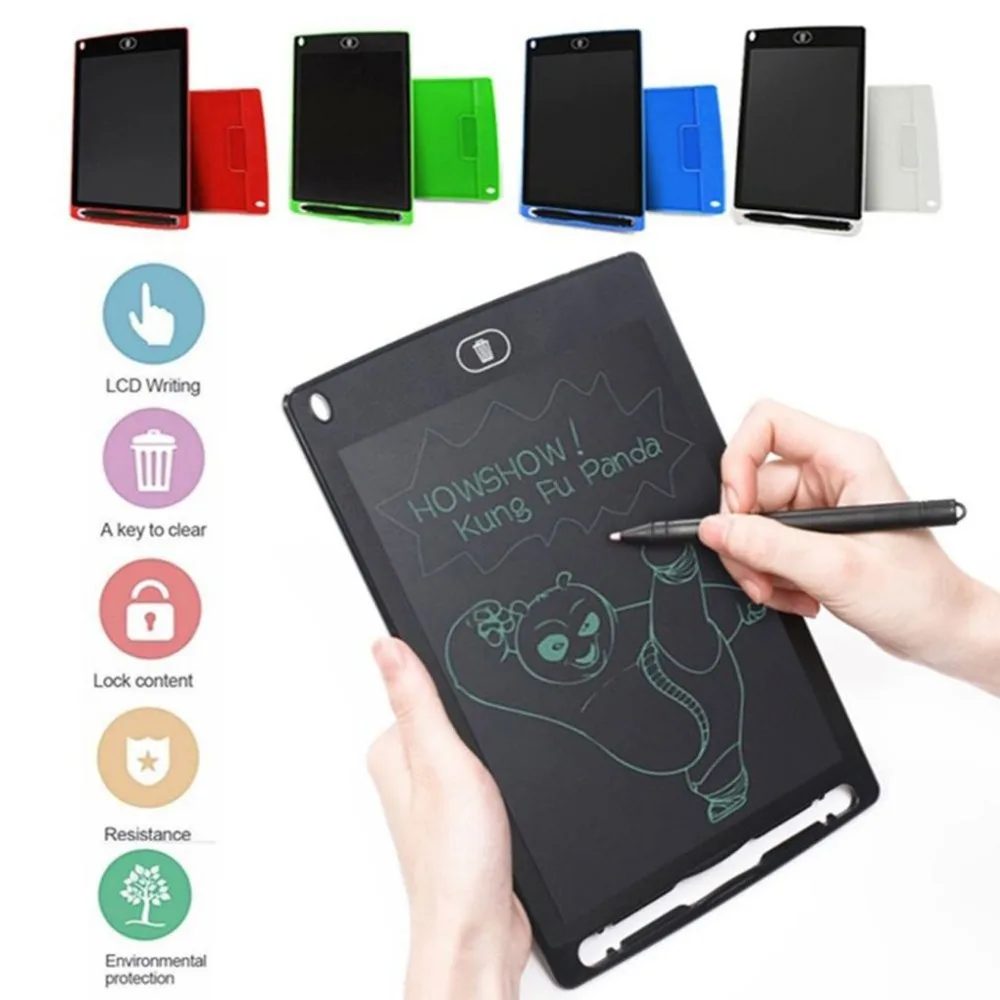 

Board 8.5 Inch Blackboard LCD Drawing Children Writing Tablet Designer Drawing Tool Black/White/Blue/Red Chose Color Cool Toy