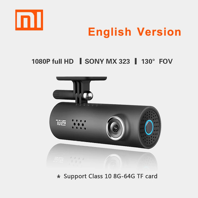 Xiaomi 70 Minutes English Version Smart WiFi Car DVR 70mai CWrieless Dash Cam Mstar8328P Chipset Video Recorder 1080P Camera | Автомобили