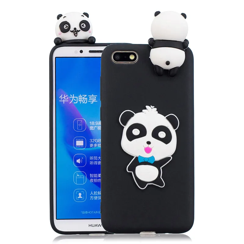 Мягкий Силиконовый ТПУ чехол 3D для Huawei Honor 7A русская версия 5 45 дюйма чехлы