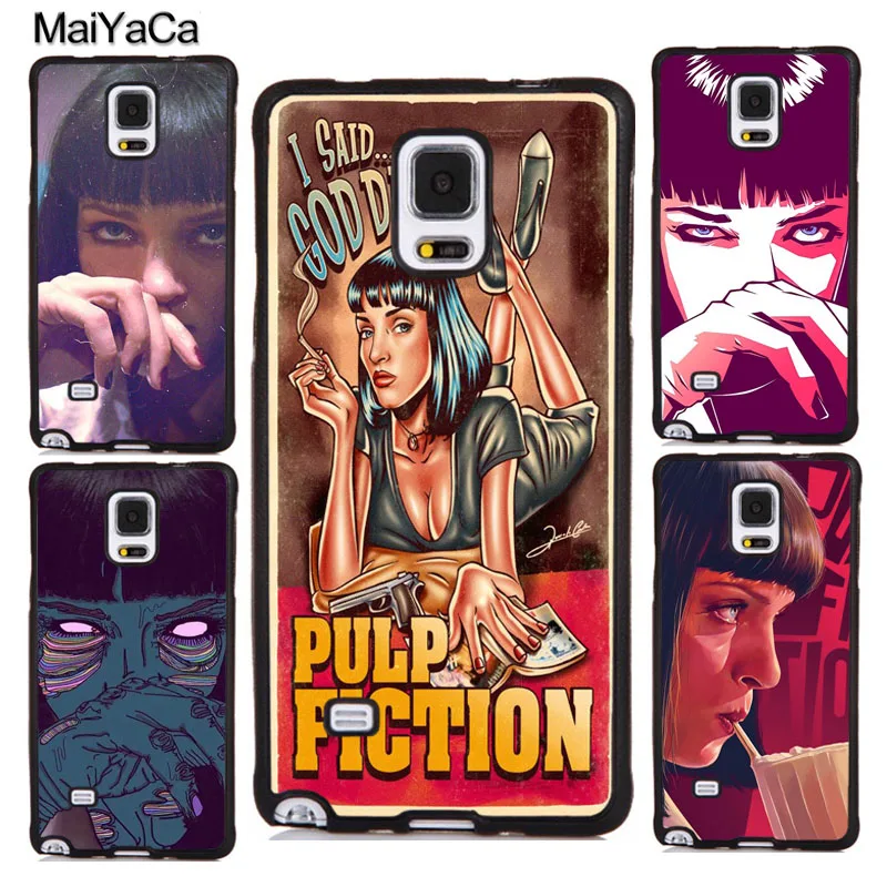 MaiYaCa Vintage Movie Film Pulp Fiction Phone Cases For Samsung Galaxy