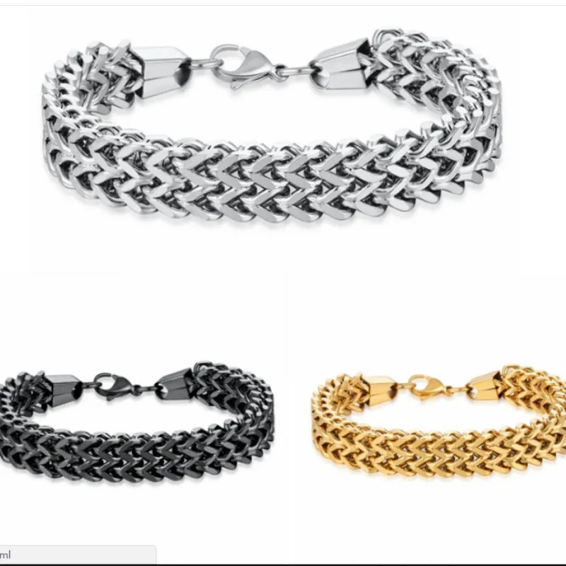 

Stainless Steel Chain Curb Bracelet For Men Charm And Popular Bangle Wedding Party Best Selling Jewelry 2018 Hot Fashion Parts