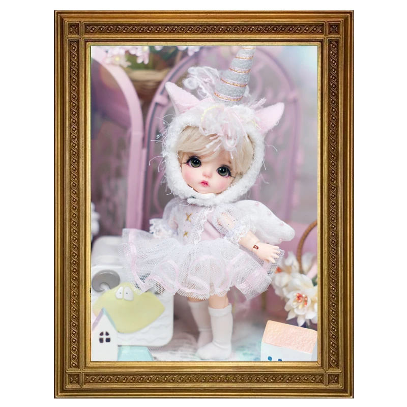 1/8 SD BJD Кукла Одежда Единорог Платье Костюм для 1/8 BJD куклы Подарки для детей