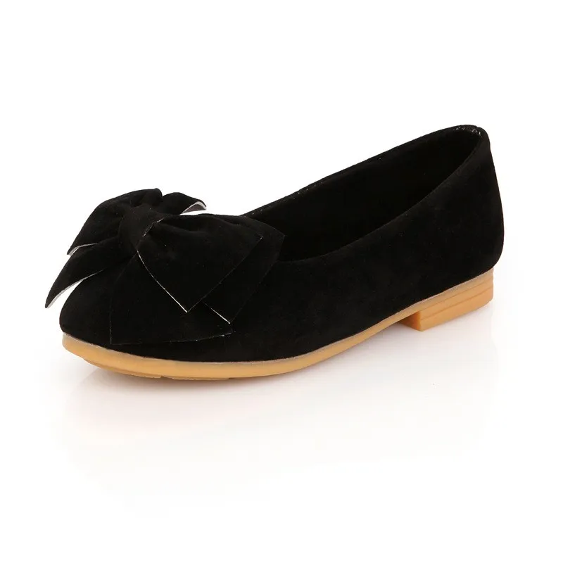 girl leather shoes bow (21)