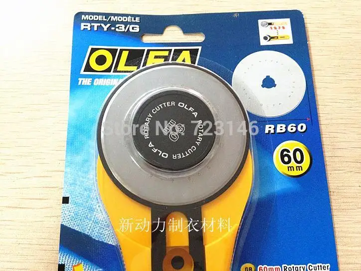 OLFA RTY 3/G 60 мм и RB60 1 роторная режущая машина ROTATIF RUNDSCHNEIDER TAGLIERINA ROTANTE DI CIRKELSNIJDER ROTATIVO|cutter