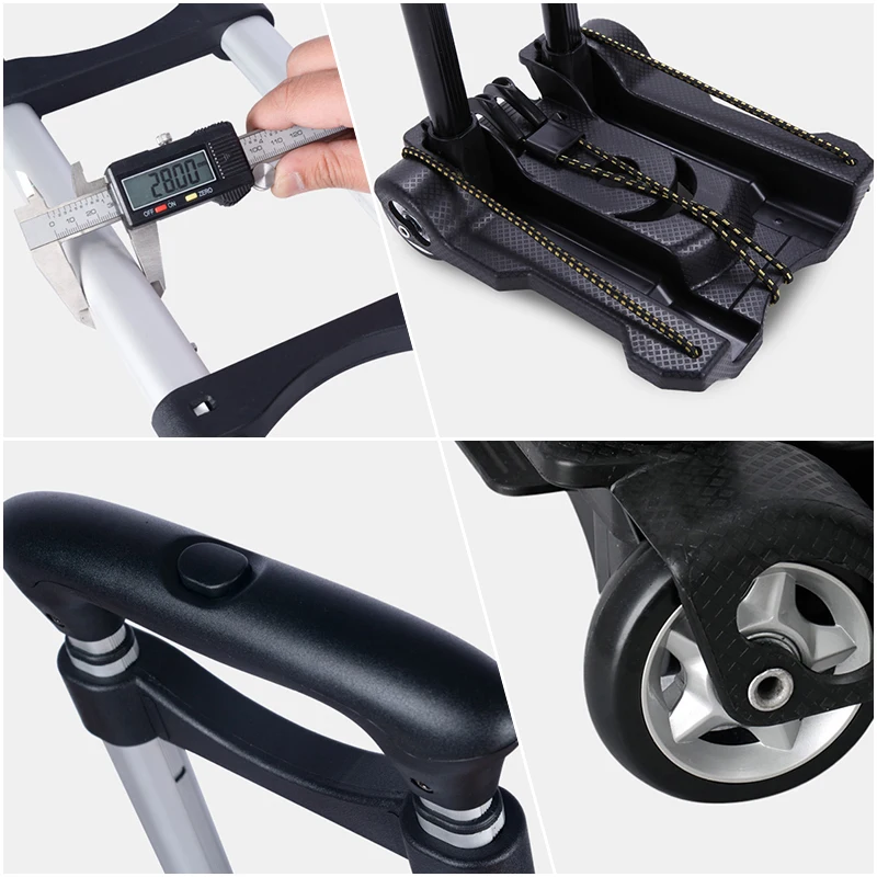 Car Travel Luggage Cart Universal Folding Trolley Cart Shopping Carrier Auto Retractable Trailer For KIA RIO Cerato Sportage SUV Car Travel Luggage Cart Universal Folding Trolley Cart Shopping Carrier Auto Retractable Trailer For KIA RIO Cerato Sportage SUV