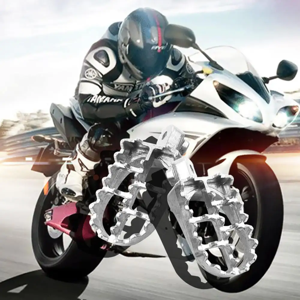 Алюминий Мотокросс широкий жира Подножки для Honda CR CRF XR 50 70 80 100 | Автомобили и
