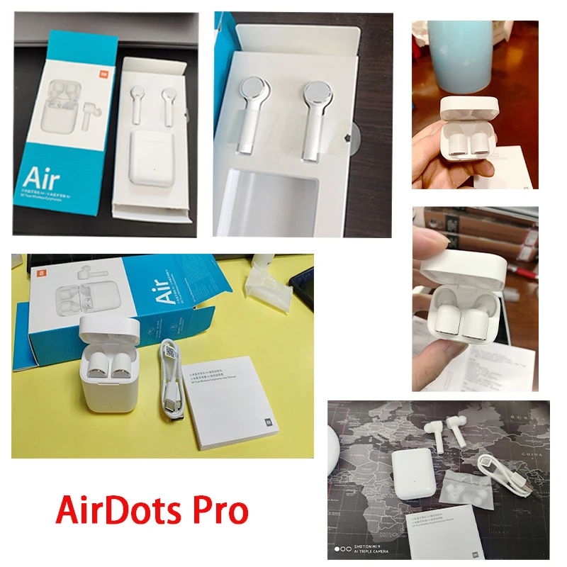Xiaomi Airdots Pro Наушники Bluetooth гарнитура стерео ANC переключатель ENC автоматическая
