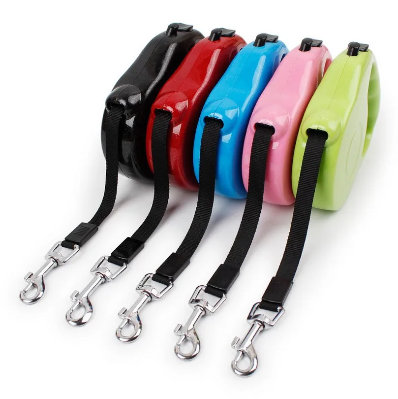 3M Dog Collars Harness Leads Chain leash Pet Cat Dog Flat belt retractable Traction belt rope