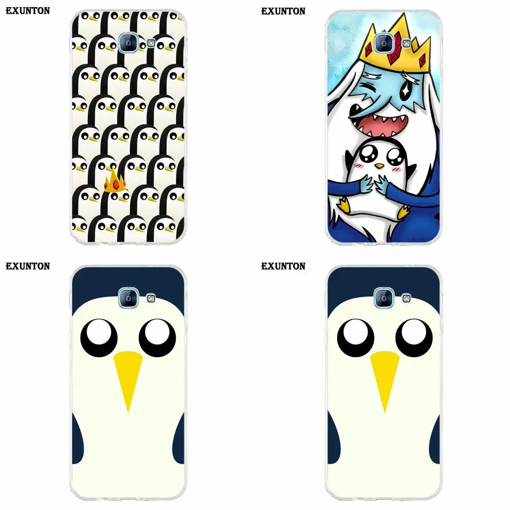 Adventure Time Gunter TPU популярный хит для Galaxy A3 A5 A7 A8 A9 A9S On5 On7 Plus Pro Star 2015 2016 2017