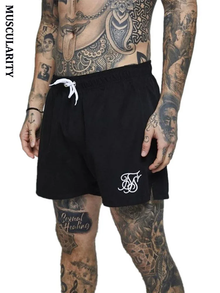 

New Summer Comfortable Casual Men shorts Bodybuilding Fitness Workout Jogger Sweatpants compression Fast drying Shorts mens