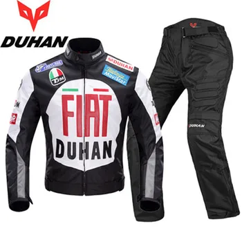 

Motorcycle Racing Suit Motorcycle Anti Falling Windproof Suit FIAT Cross Country Motorcycle Riding Apparel For Men Size M-XXL