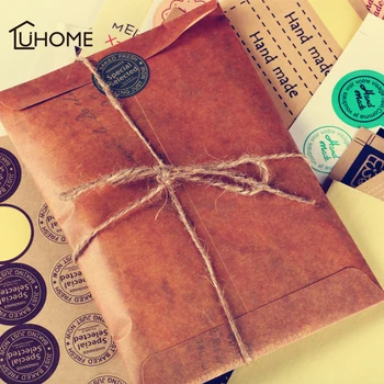 

10PCS/lot Vintage Envelope Creative Old Kraft Paper Envelopes DIY Party Decorative Wedding Birthday Cards & Invitations Envelope