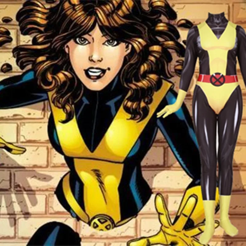 

X-Men: Dark Phoenix Shadowcat Psylocke Storm Suit Zentai Bodysuit Movie Cosplay Costume Jumpsuit Rompers