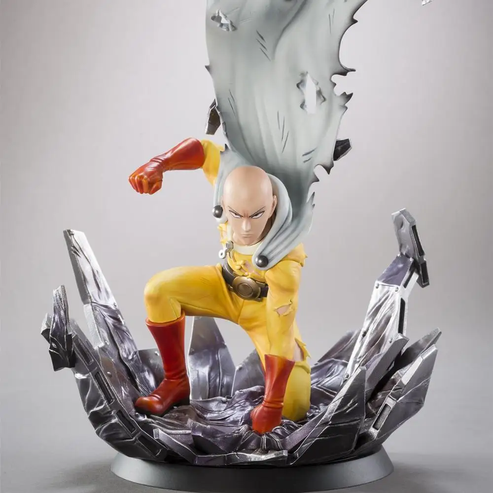 

10-25cm Anime ONE PUNCH MAN Saitama Original PVC Statue Action figure Model toys doll collection Christmas gift figma