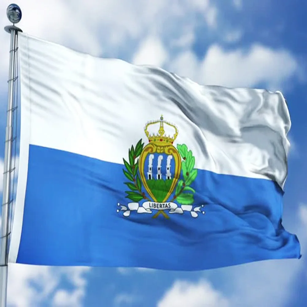 The San Marino (SM) Flag Polyester Flag 5*3 FT 150*90 CM All color Logos -in Flags, Banners ...