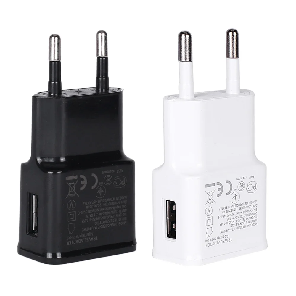 Универсальный USB телефон Зарядное устройство для samsung Xiaomi huawei Meizu HTC ЕС Plug дорожное сетевое быстрое зарядное устройство адаптер мобильный За...