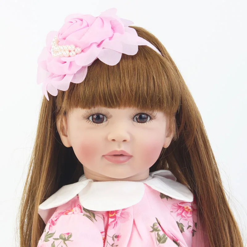 60 см специальное предложение, силиконовая виниловая кукла-Реборн, игрушка принцессы для малышей, реалистичные, живые, Bebe Bonecas, подарок на день рождения