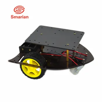 

2wd Smart Spit Car Chassis For Arduino DIY Robot Acrylic Spit Two TT motor Drive Vehicle Intelligent Robot Chassis RC Toy