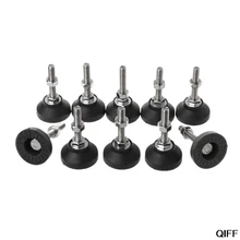 Прямая поставка и 10 шт. Регулируемый токарный станок нога тип резьбы выравнивание ног поворотное основание артикуляционное выравнивание ножек 25 июня