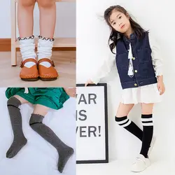 Брендовые осенние детские носки хлопок Одежда для детей; малышей; девочек гетры мода мультфильм Танцы носки малышей От 1 до 10 лет